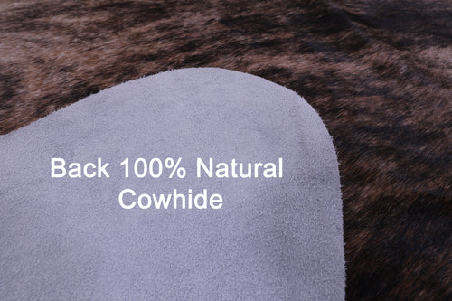 Light Brindle Natural Cowhide Rug - X-Large 7' 0