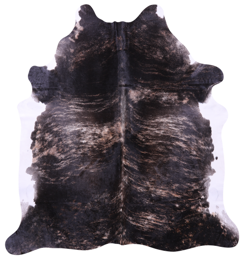 Grey Brindle Natural Cowhide Rug - XX-Large 8' 0