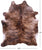 Light Brindle Natural Cowhide Rug - XX-Large 7' 8"H x 6' 6"W