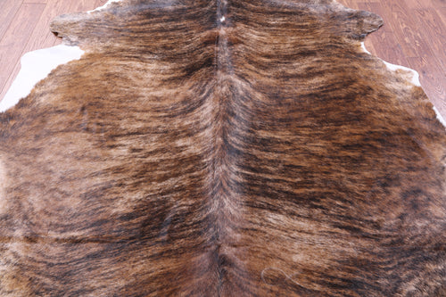 Light Brindle Natural Cowhide Rug - X-Large 7' 6