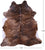 Light Brindle Natural Cowhide Rug - X-Large 7' 6"H x 7' 0"W