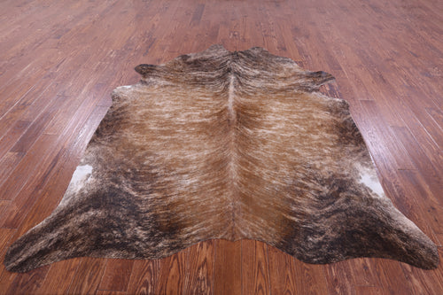 Light Brindle Natural Cowhide Rug - XX-Large 8' 0