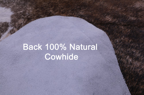 Light Brindle Natural Cowhide Rug - XX-Large 8' 0