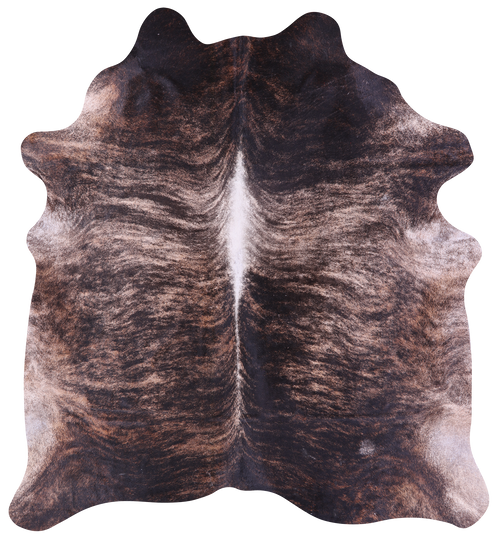 Light Brindle Natural Cowhide Rug - X-Large 7' 7