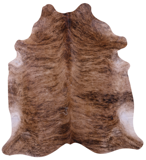Light Brindle Natural Cowhide Rug - XX-Large 7' 8