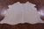 Beige Natural Cowhide Rug - Small 4' 10"H x 5' 3"W