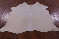 Thumbnail for Beige Natural Cowhide Rug - Small 4' 10