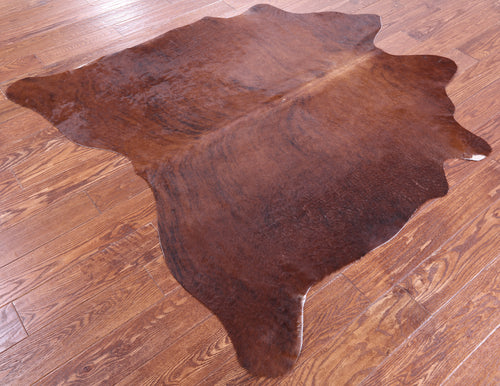 Brindle Natural Cowhide Rug - Small 5' 6