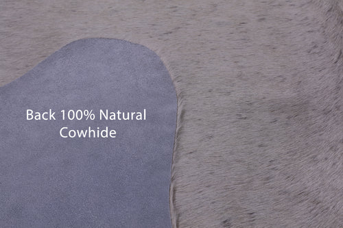 White Natural Cowhide Rug - Small 5' 5