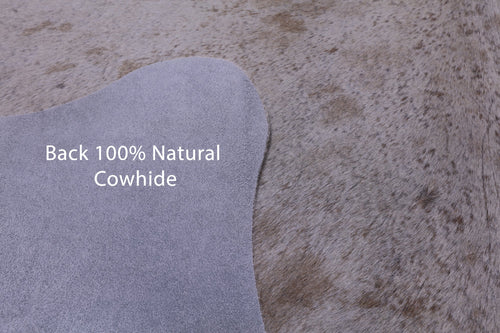 Brown Salt & Pepper Natural Cowhide Rug - Small 5' 0