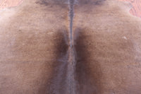 Thumbnail for Dark Brown Natural Cowhide Rug - Small 4' 8