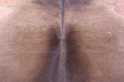 Dark Brown Natural Cowhide Rug - Small 4' 8
