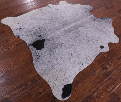 Black Salt & Pepper Natural Cowhide Rug - Small 5' 2
