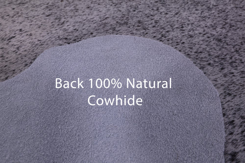 Black Salt & Pepper Natural Cowhide Rug - Small 5' 2