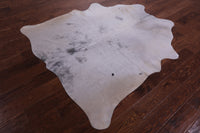 Thumbnail for Grey & White Natural Cowhide Rug - Medium 5' 9