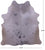 Grey & White Natural Cowhide Rug - Medium 5' 9"H x 5' 3"W