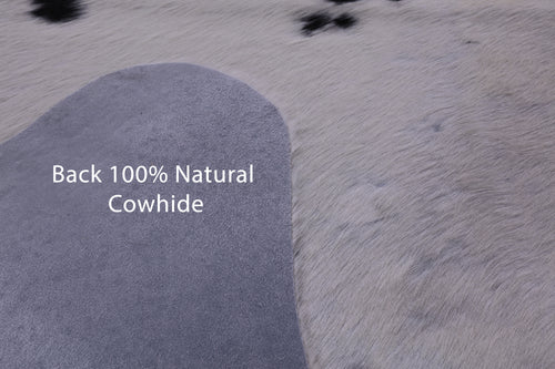 Black & White Natural Cowhide Rug - Small 5' 7