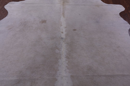 White Natural Cowhide Rug - Medium 5' 11