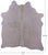 White Natural Cowhide Rug - Medium 5' 11"H x 5' 2"W