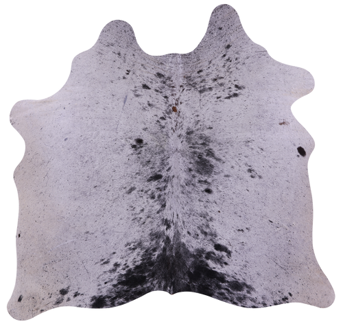 Black Salt & Pepper Natural Cowhide Rug - Small 4' 10