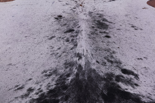 Black Salt & Pepper Natural Cowhide Rug - Small 4' 10