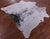 Black Salt & Pepper Natural Cowhide Rug - Small 4' 10"H x 5' 1"W