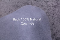 Thumbnail for Black Salt & Pepper Natural Cowhide Rug - Small 4' 10