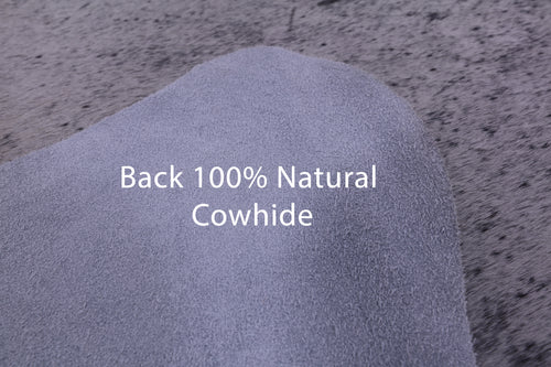 Black Salt & Pepper Natural Cowhide Rug - Small 4' 10