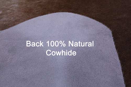 Brown Salt & Pepper Natural Cowhide Rug - Medium 5' 10