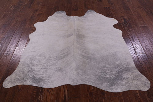 Grey Brindle Natural Cowhide Rug - Small 5' 2