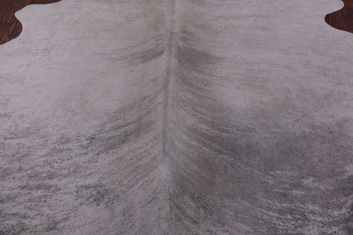 Grey Brindle Natural Cowhide Rug - Small 5' 2