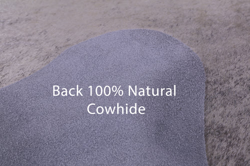 Grey Brindle Natural Cowhide Rug - Small 5' 2
