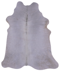 Thumbnail for White Natural Cowhide Rug - Small 4' 6