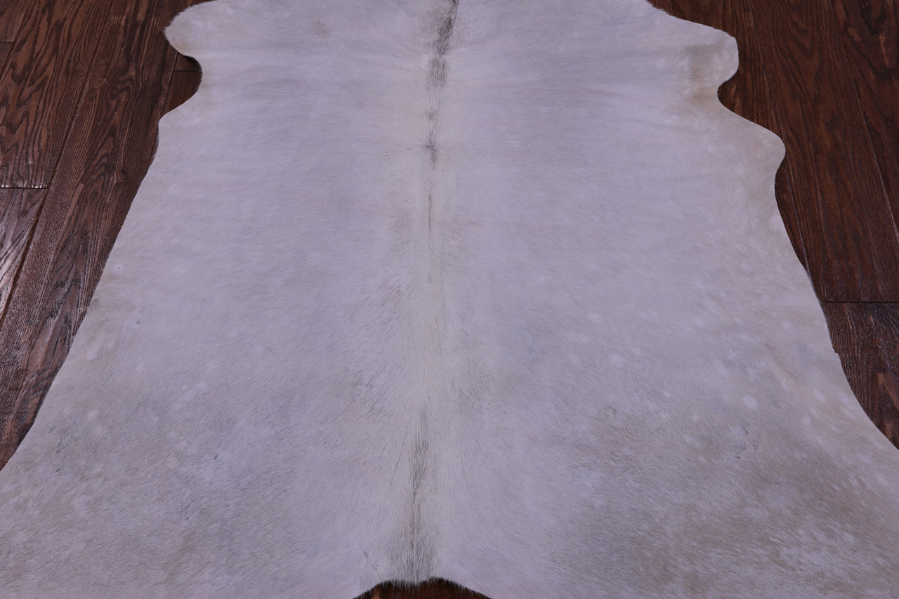 White Natural Cowhide Rug - Small 4' 6"H x 3' 10"W