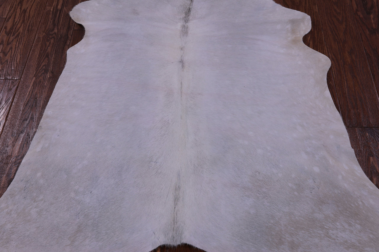 White Natural Cowhide Rug - Small 4' 6"H x 3' 10"W