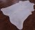 White Natural Cowhide Rug - Small 4' 6"H x 3' 10"W
