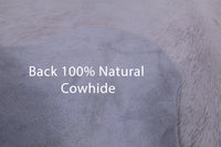 Thumbnail for White Natural Cowhide Rug - Small 4' 6