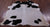 Black & White Natural Cowhide Rug - Small 5' 4"H x 5' 2"W