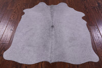 Thumbnail for Grey Natural Cowhide Rug - Small 4' 2