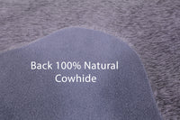 Thumbnail for Grey Natural Cowhide Rug - Small 4' 2