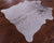 Brown Salt & Pepper Natural Cowhide Rug - Small 4' 7"H x 4' 5"W
