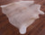 Light Brown Natural Cowhide Rug - Large 6' 4"H x 6' 0"W