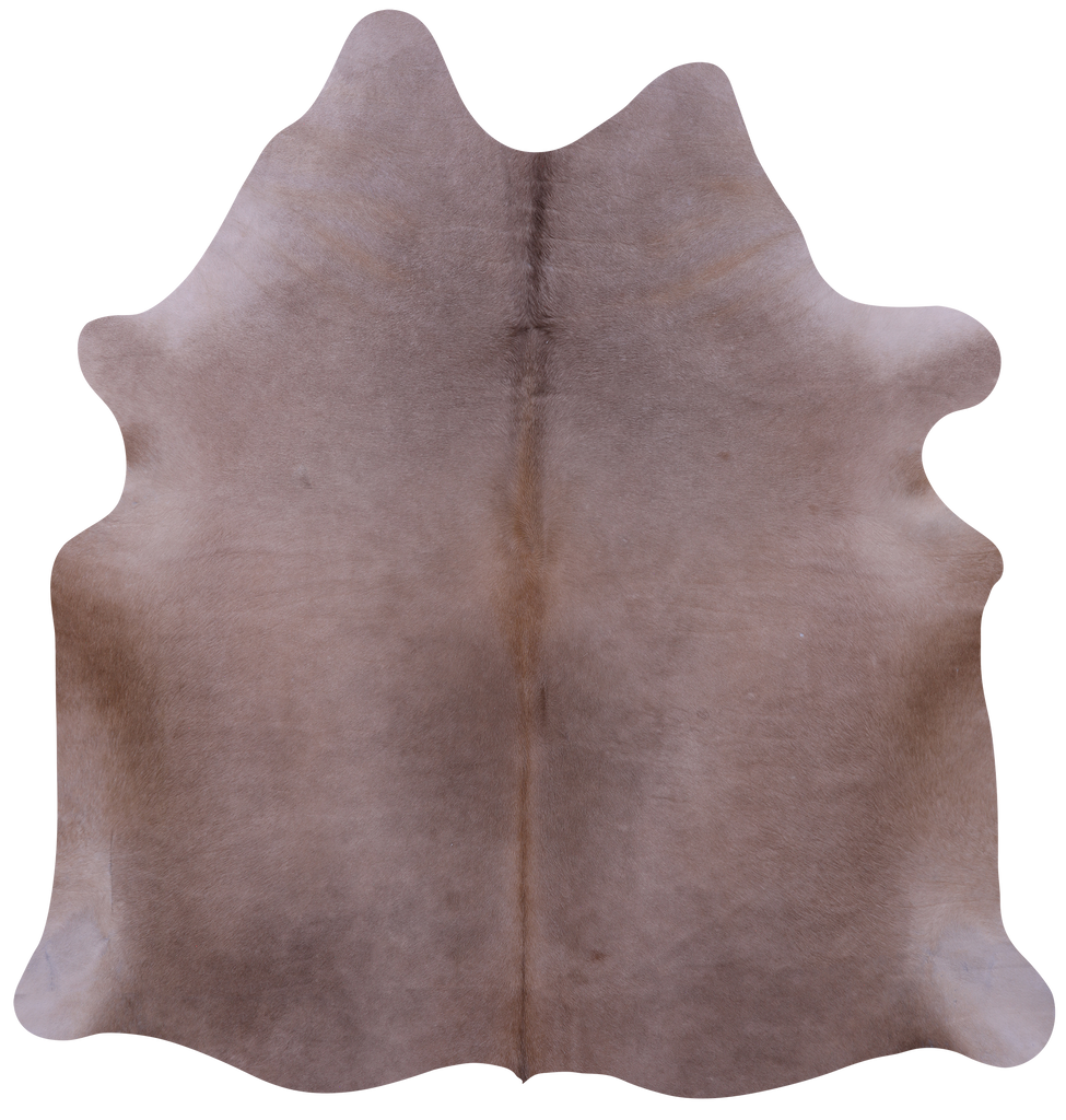 Light Brown Natural Cowhide Rug - Large 6' 4"H x 6' 0"W