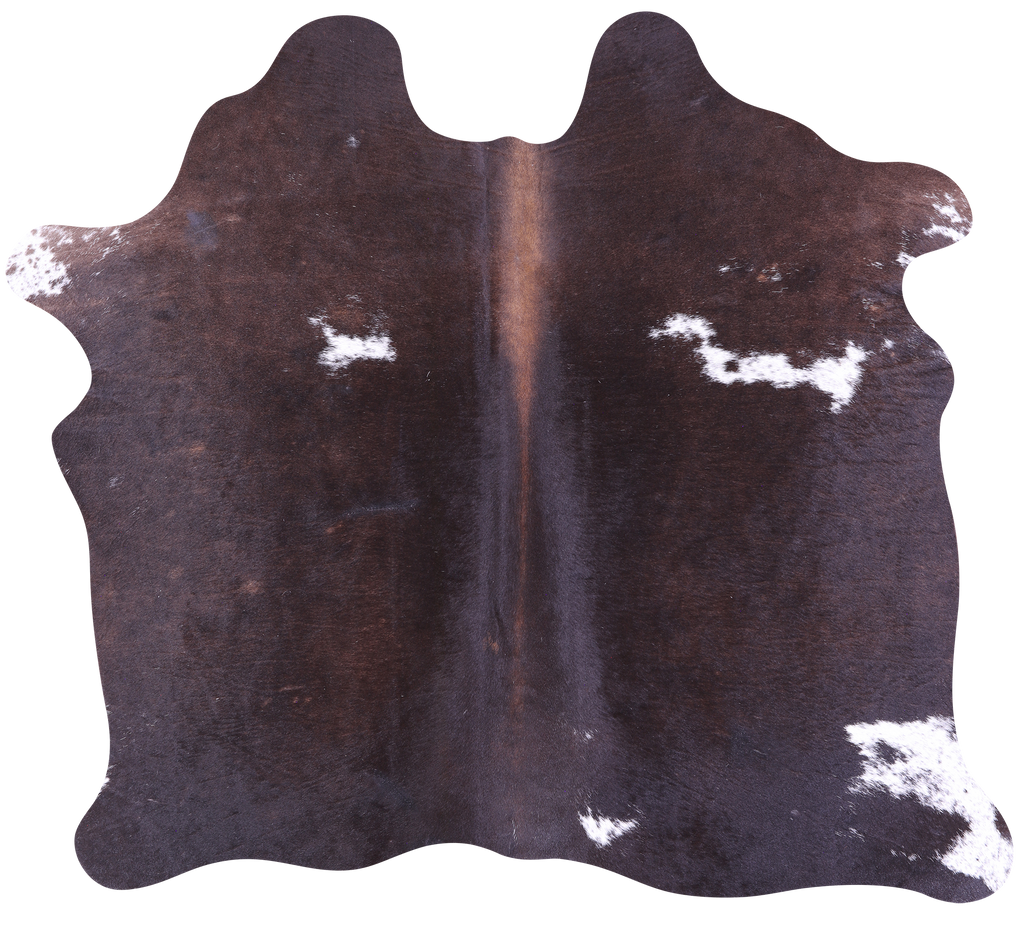 Brown Natural Cowhide Rug - Small 4' 1"H x 4' 7"W