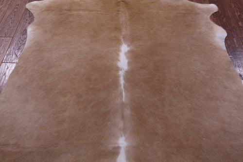 Beige Natural Cowhide Rug - Medium 6' 0