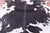 Black & White Natural Cowhide Rug - Large 6' 4"H x 5' 7"W