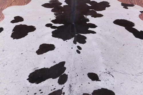 Brown & White Natural Cowhide Rug - Small 5' 0