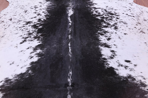 Black Salt & Pepper Natural Cowhide Rug - Medium 5' 9