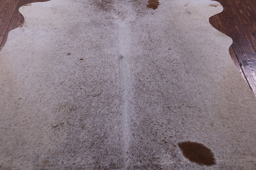 Brown Salt & Pepper Natural Cowhide Rug - Medium 6' 0