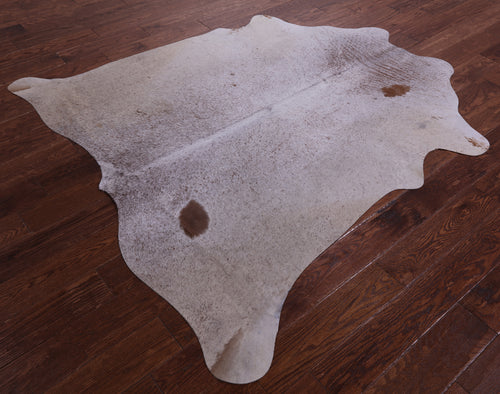 Brown Salt & Pepper Natural Cowhide Rug - Medium 6' 0